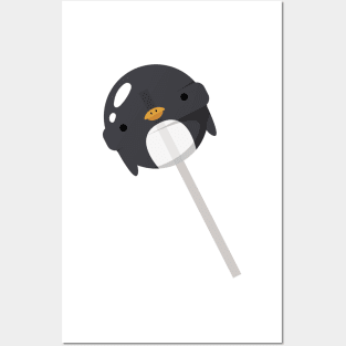 Penguin lollipop Posters and Art